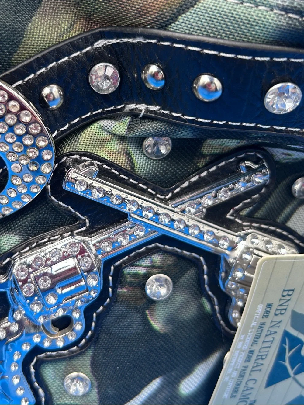 BNB Natural Camo handbag, a western-style purse
